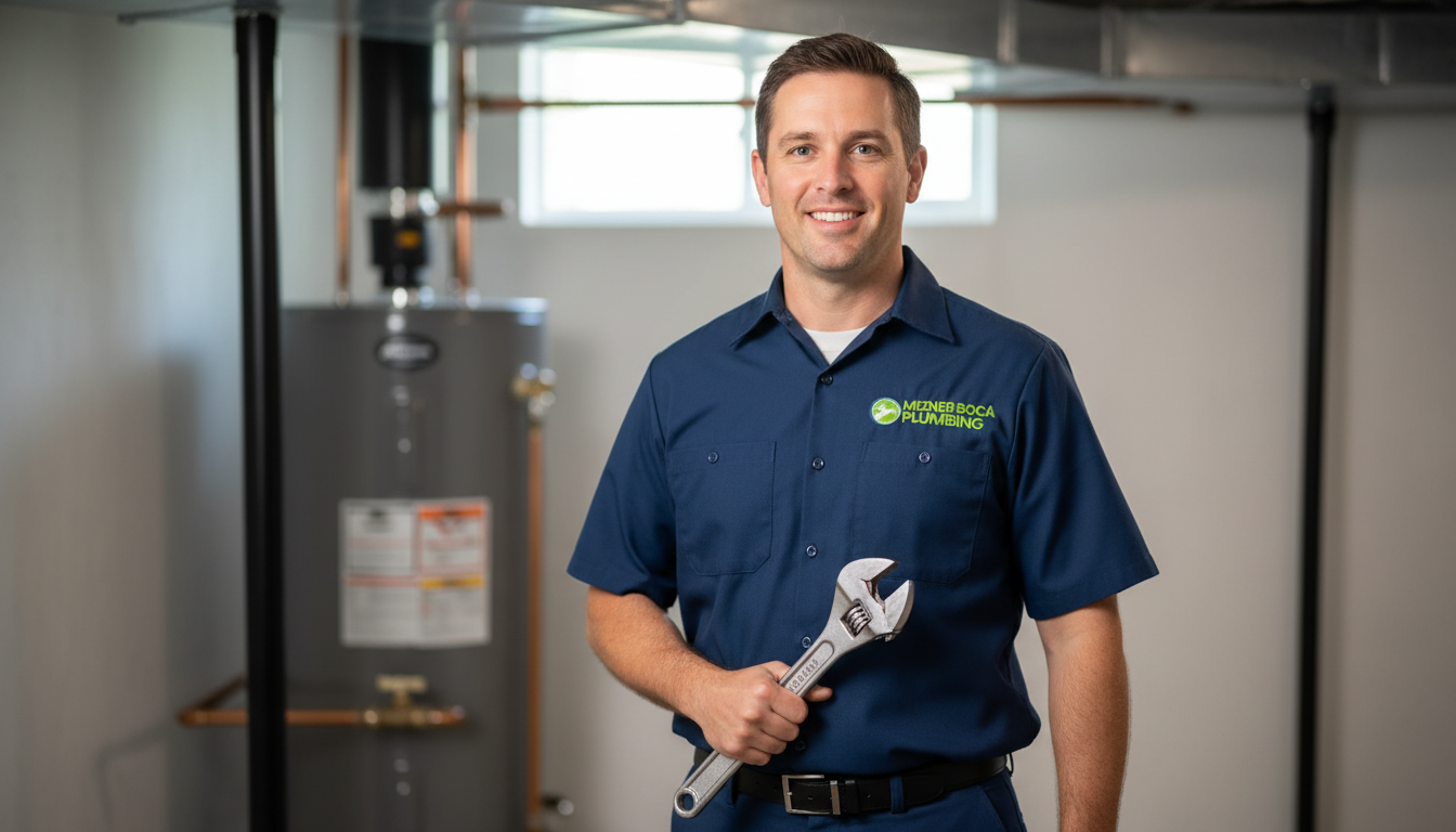 Mizner Boca Plumbing water heater repair technician in Delray Beach FL
